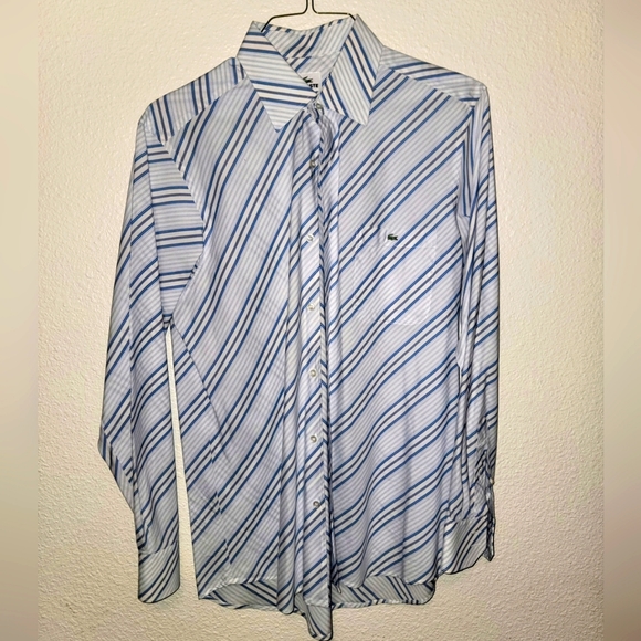 Lacoste Button-Up Dress Shirt Size 42 - Picture 1 of 4
